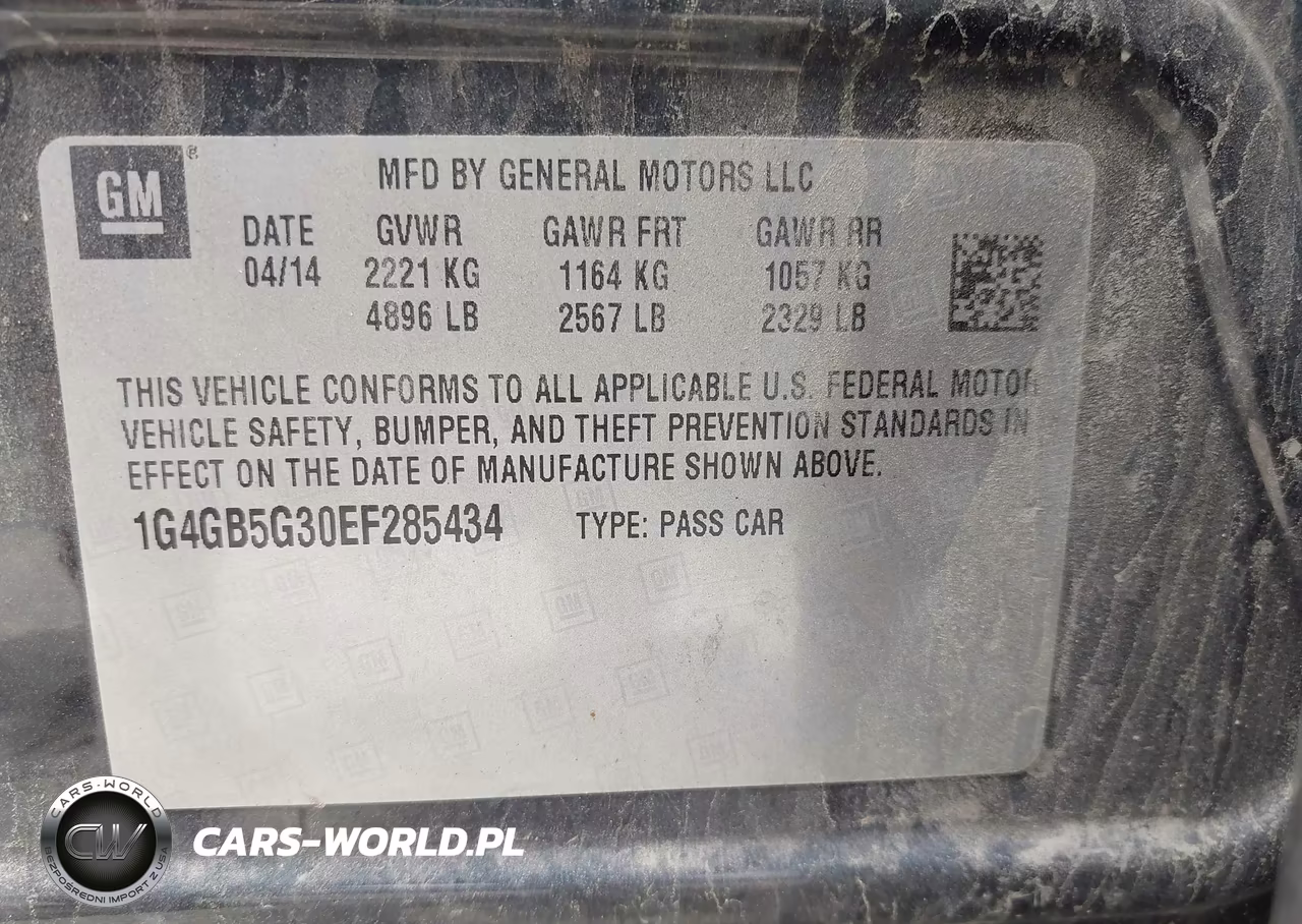 2014 Buick Lacrosse Leather Group VIN:1G4GB5G30EF285434 - 9