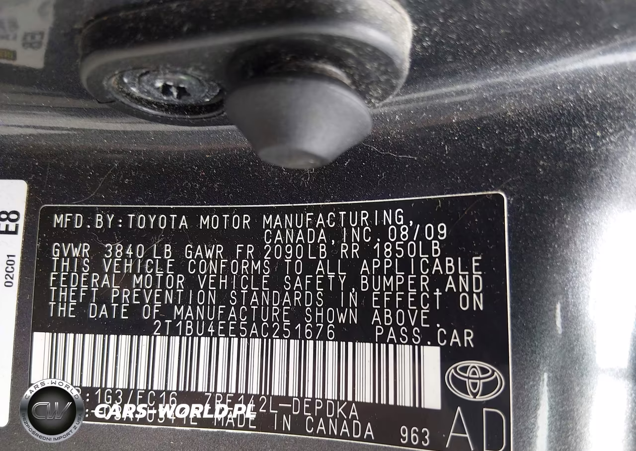 2010 Toyota Corolla Le VIN:2T1BU4EE5AC251676 - 9
