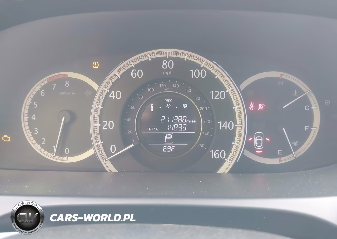2013 Honda Accord Ex-L V-6 VIN:1HGCR3F88DA009029 - 7