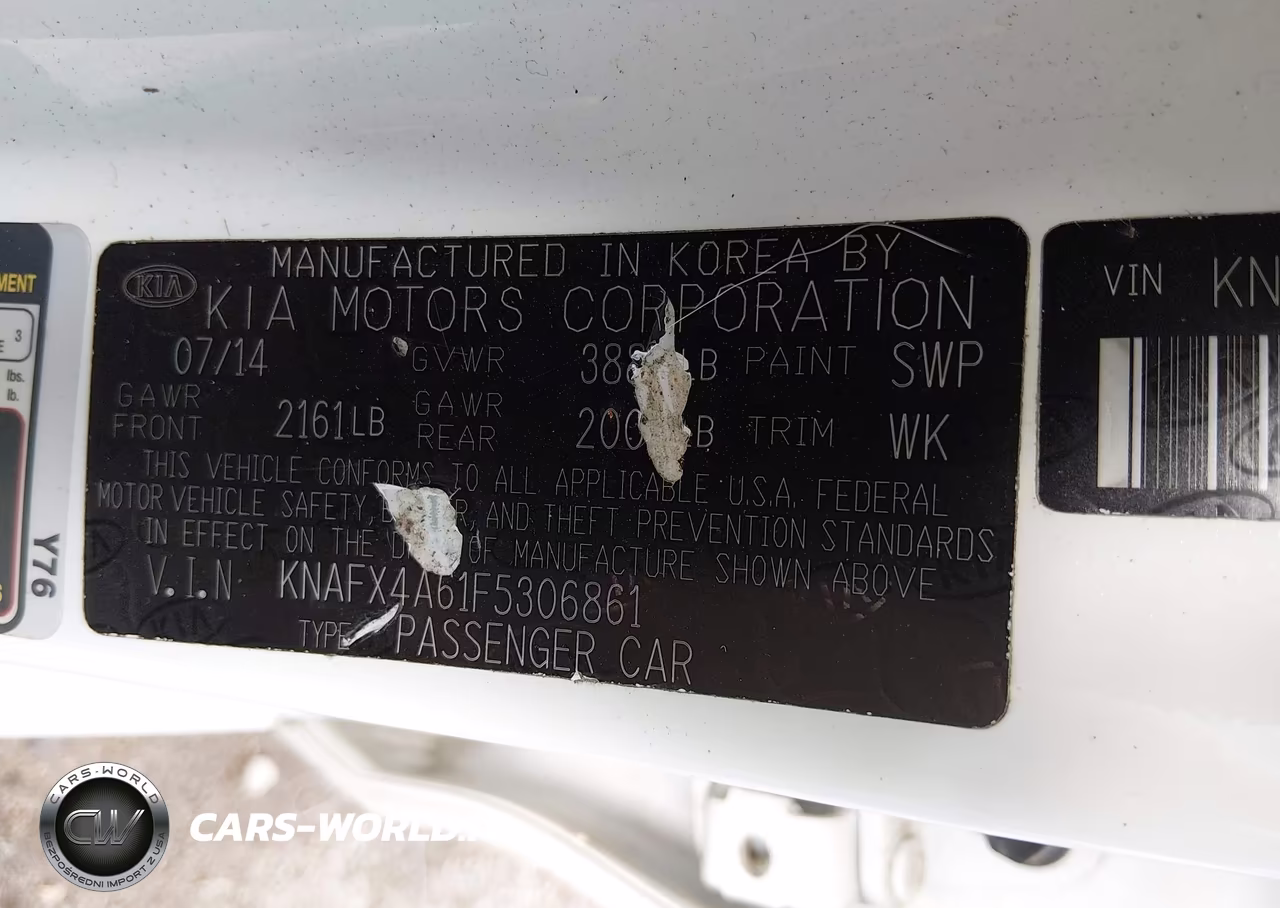 2015 Kia Forte Lx VIN:KNAFX4A61F5306861 - 9