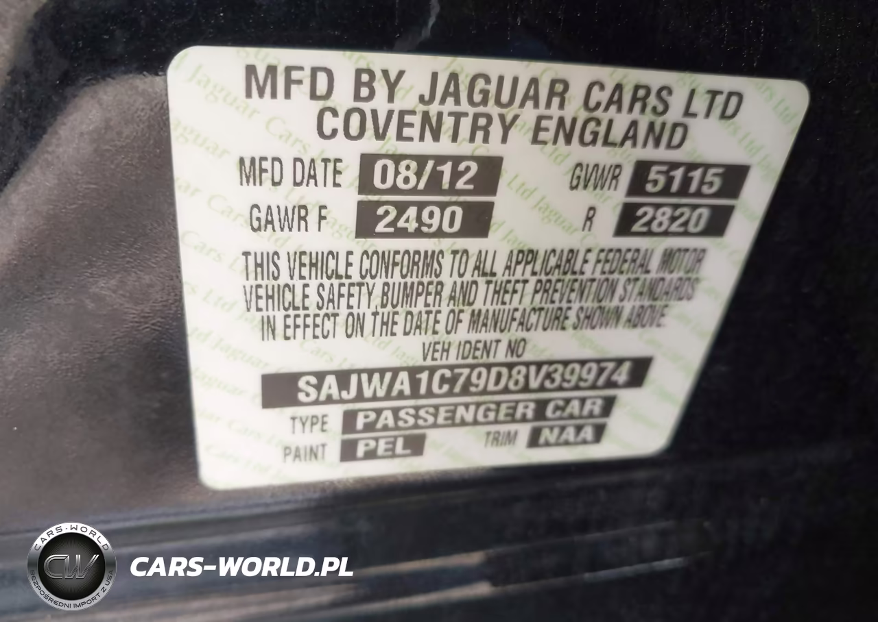 2013 Jaguar Xj VIN:SAJWA1C79D8V39974 - 9