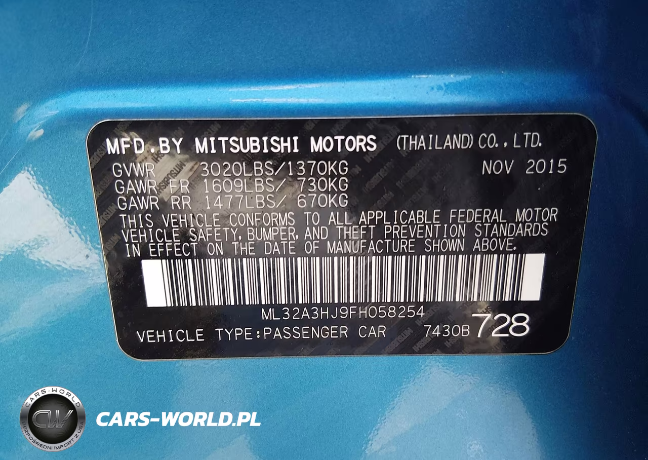 2015 Mitsubishi Mirage De VIN:ML32A3HJ9FH058254 - 9