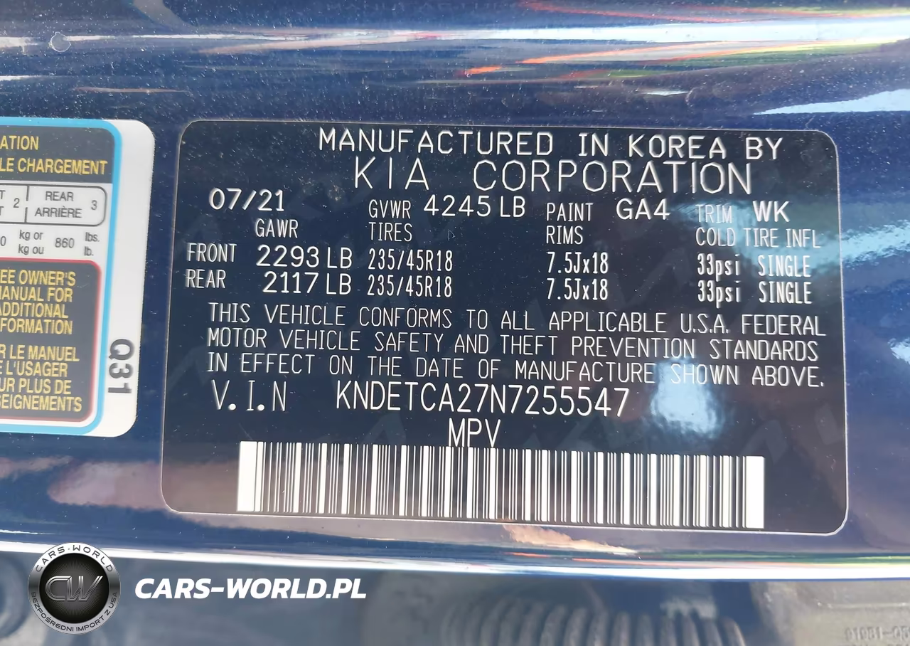 2022 Kia Seltos Sx Turbo VIN:KNDETCA27N7255547 - 9