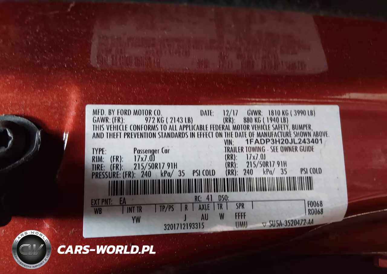 2018 Ford Focus Sel VIN:1FADP3H20JL243401 - 9