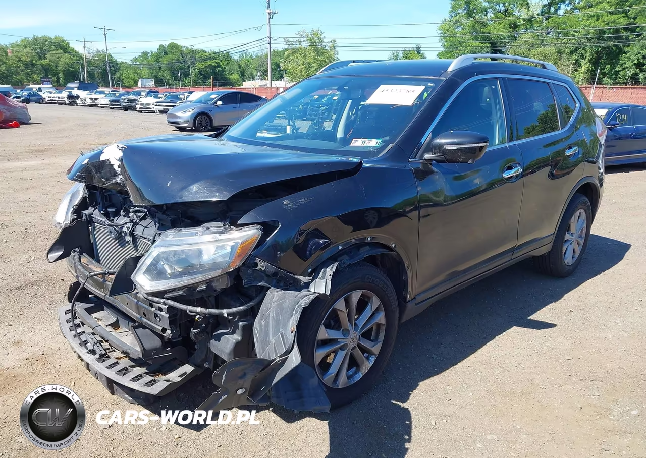 2016 Nissan Rogue Sv VIN:KNMAT2MV3GP676537 - 2