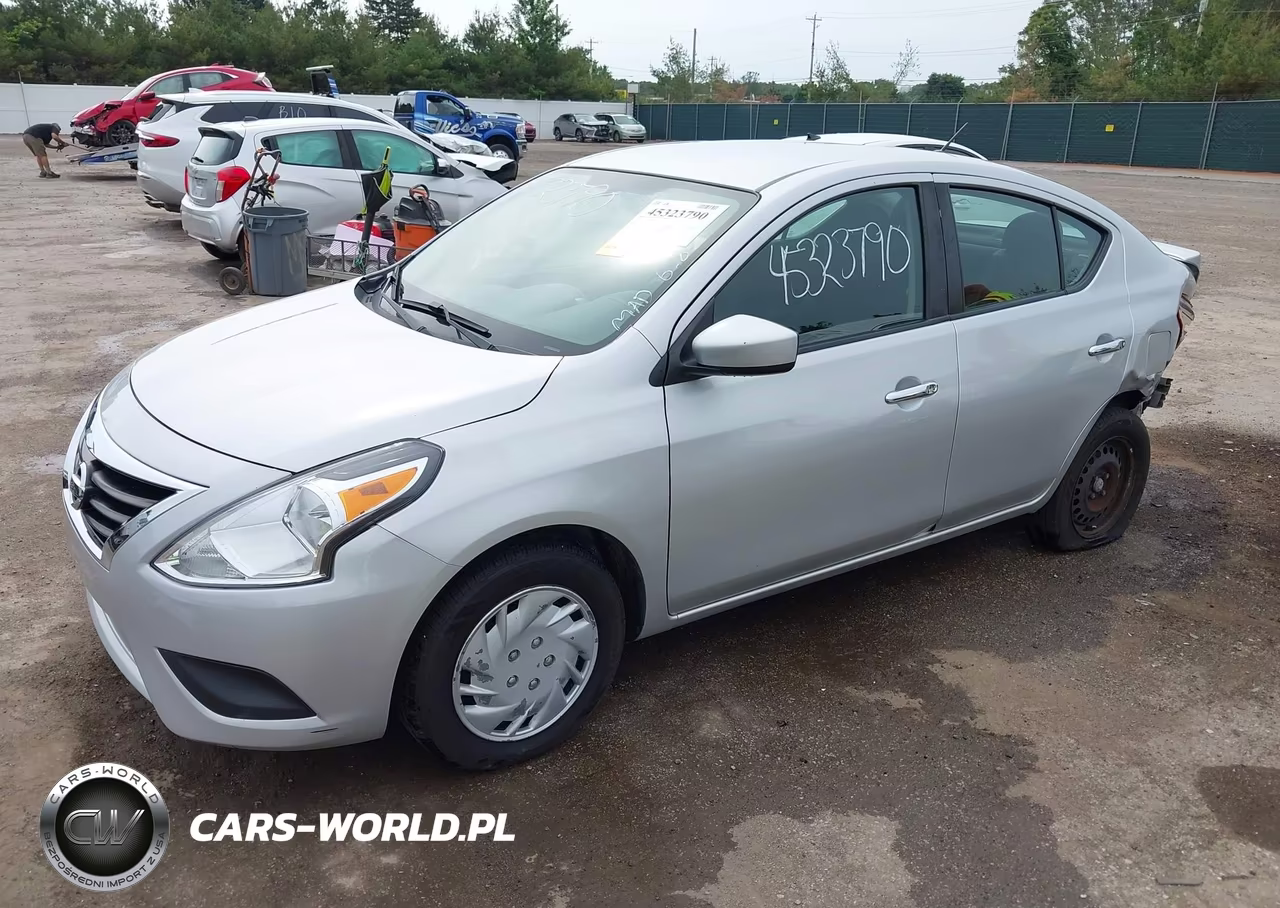 2019 Nissan Versa 1.6 Sv VIN:3N1CN7APXKL872326 - 2