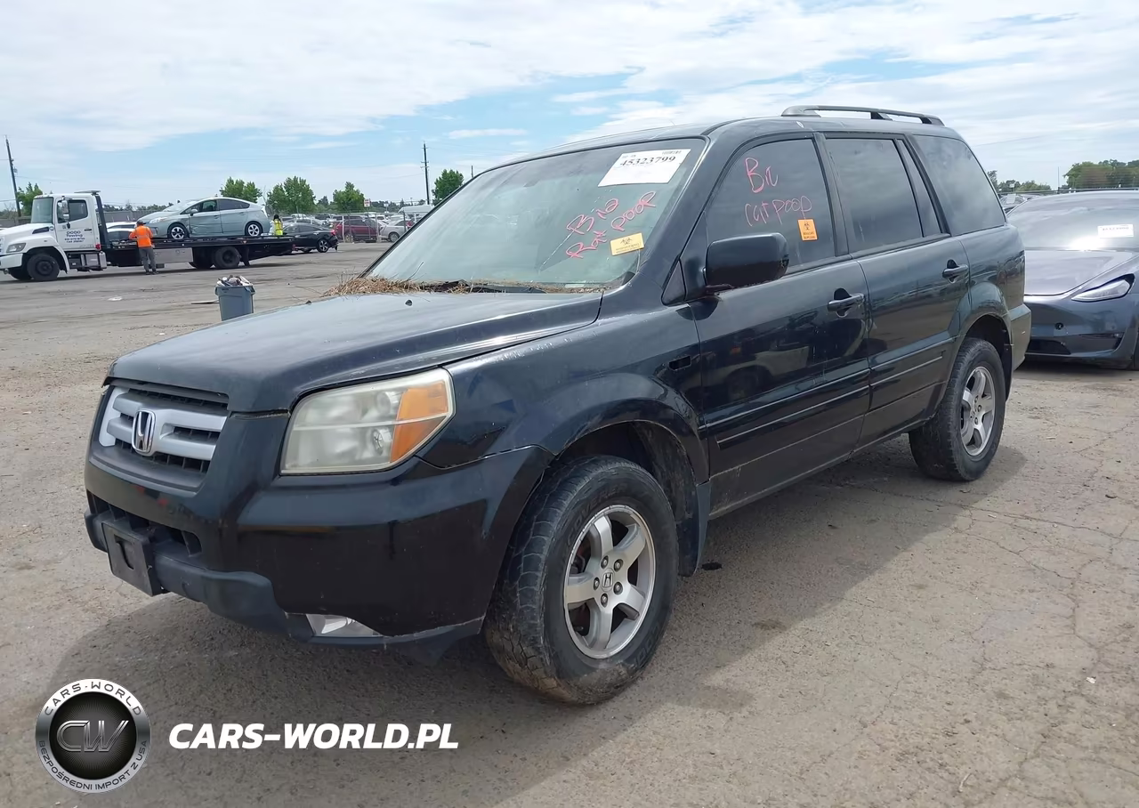 2006 Honda Pilot Ex-L VIN:2HKYF18676H540716 - 2