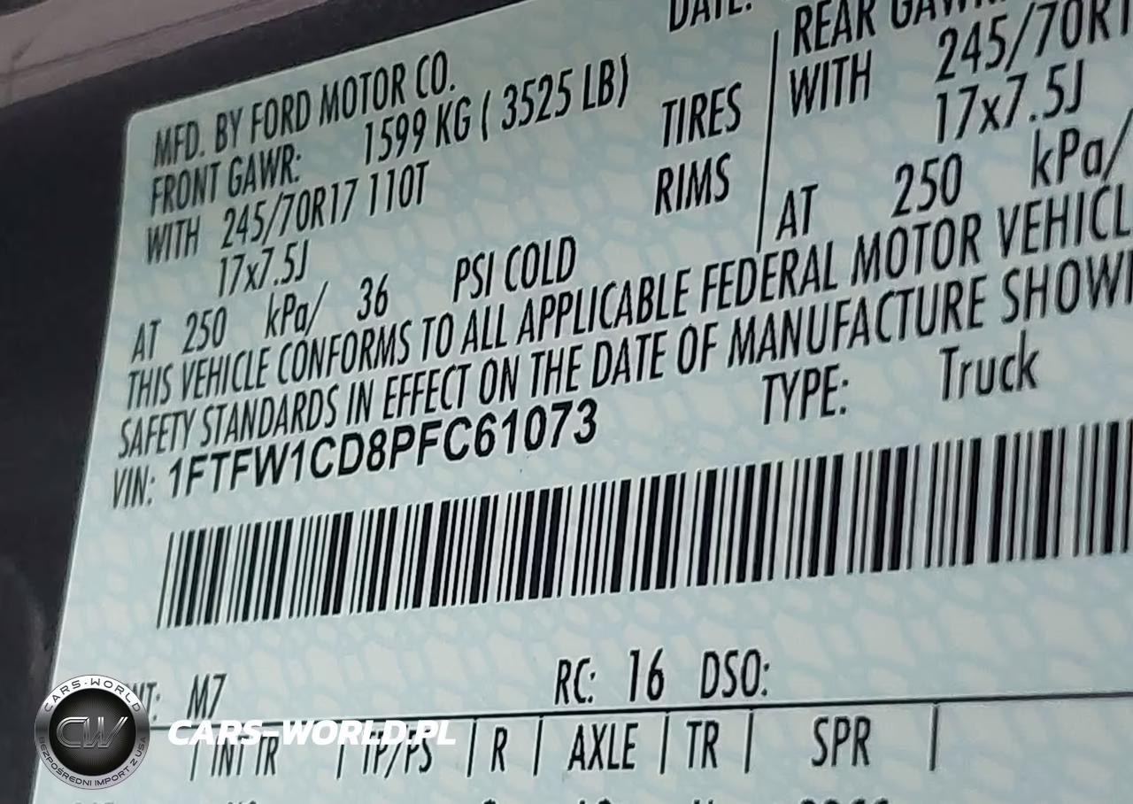 2023 Ford F-150 Xlt VIN:1FTFW1CD8PFC61073 - 9