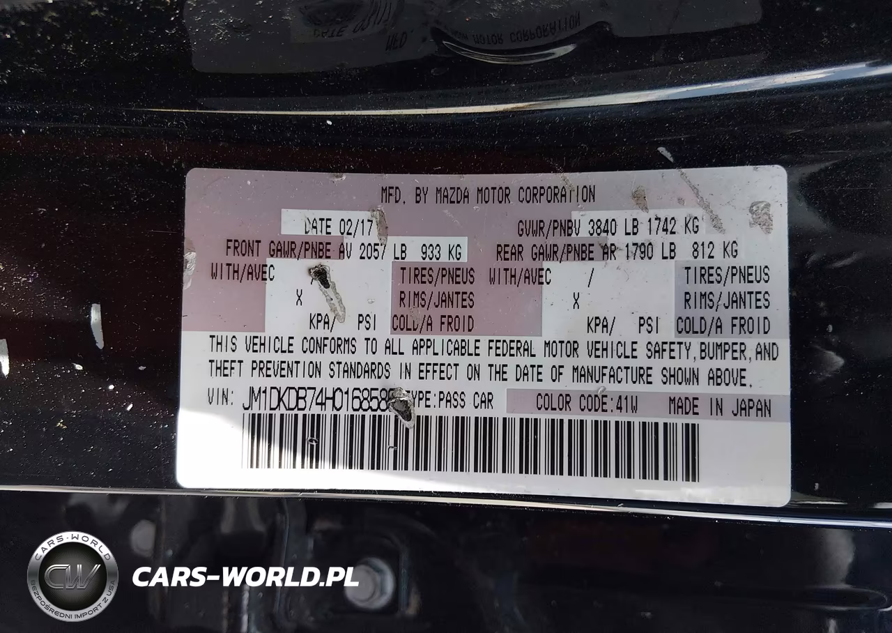 2017 Mazda Cx-3 Sport VIN:JM1DKDB74H0168586 - 9