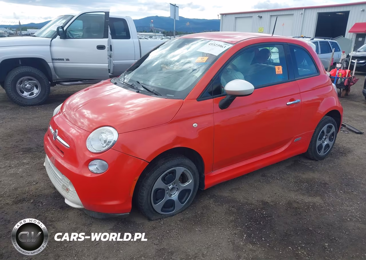 2013 Fiat 500E Battery Electric VIN:3C3CFFGE2DT604601 - 2