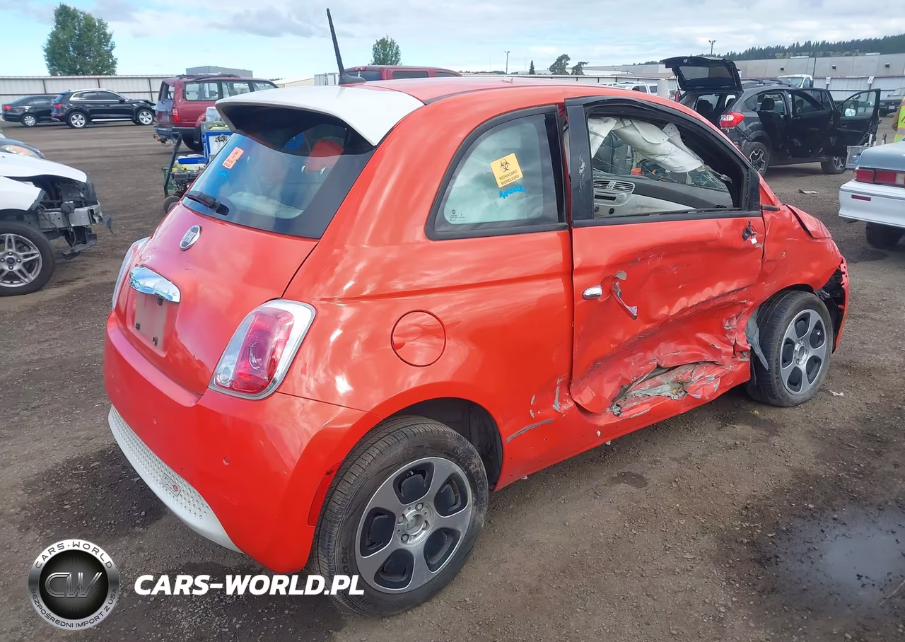 2013 Fiat 500E Battery Electric VIN:3C3CFFGE2DT604601 - 4