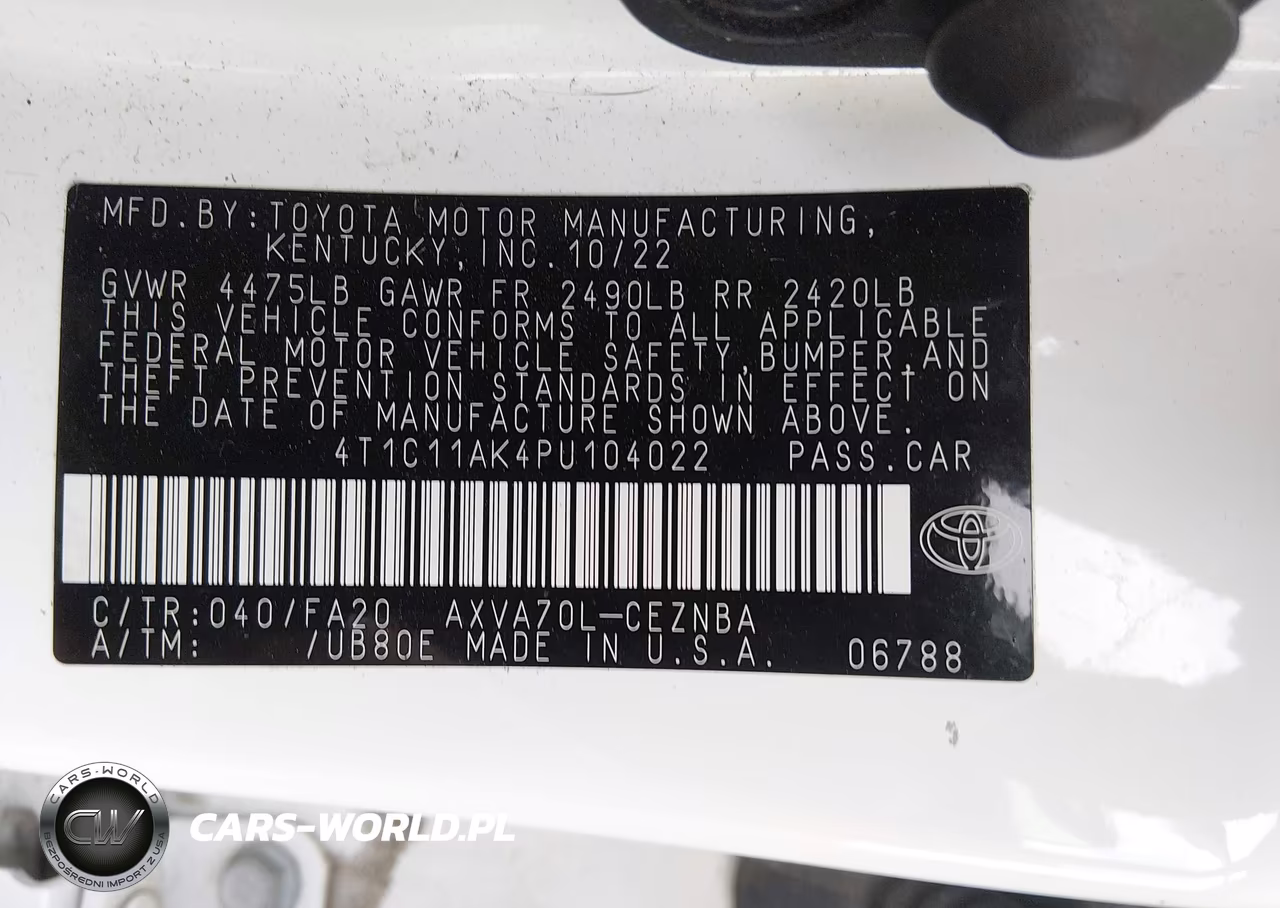 2023 Toyota Camry Le VIN:4T1C11AK4PU104022 - 9