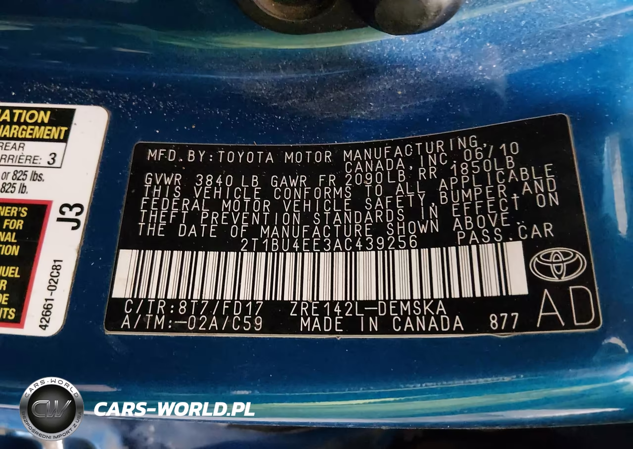 2010 Toyota Corolla S VIN:2T1BU4EE3AC439256 - 9