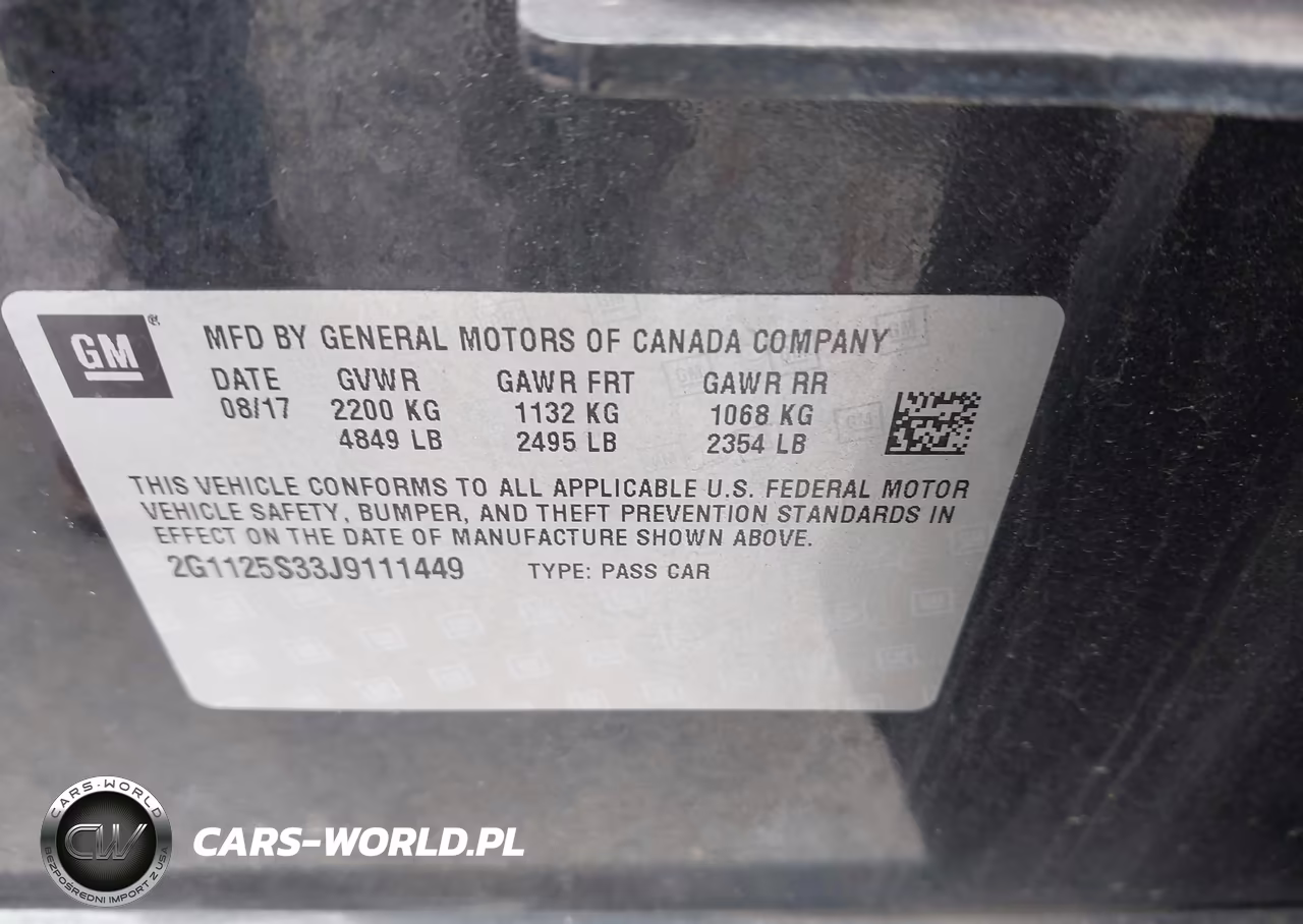 2018 Chevrolet Impala 2Lz VIN:2G1125S33J9111449 - 9
