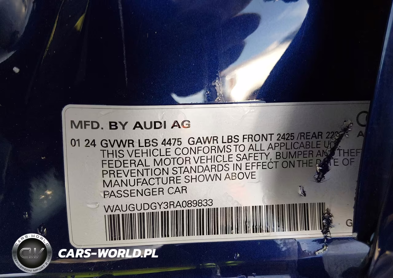 2024 Audi A3 Premium 40 Tfsi Quattro S Tronic VIN:WAUGUDGY3RA089833 - 9