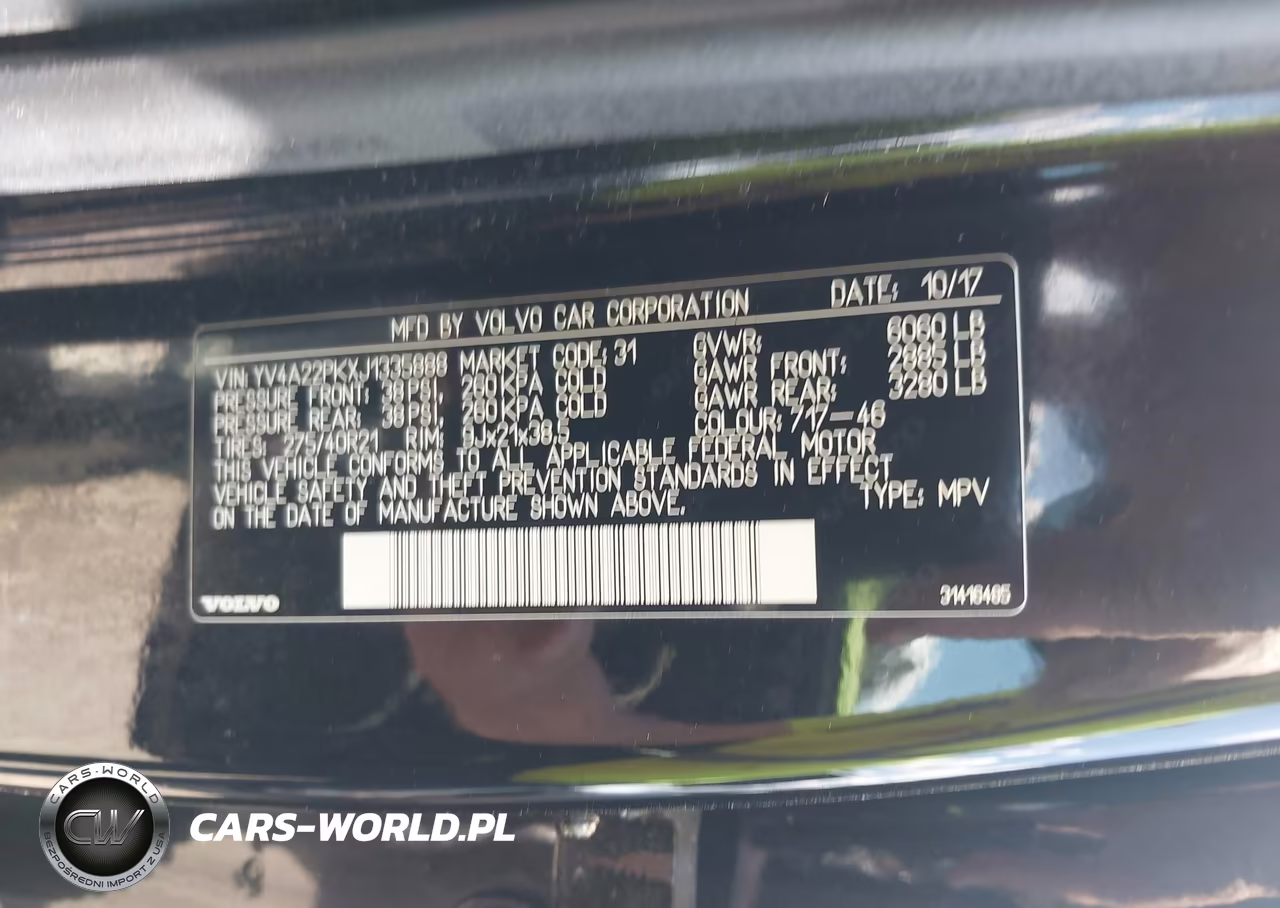 2018 Volvo Xc90 T6 Momentum VIN:YV4A22PKXJ1335888 - 9