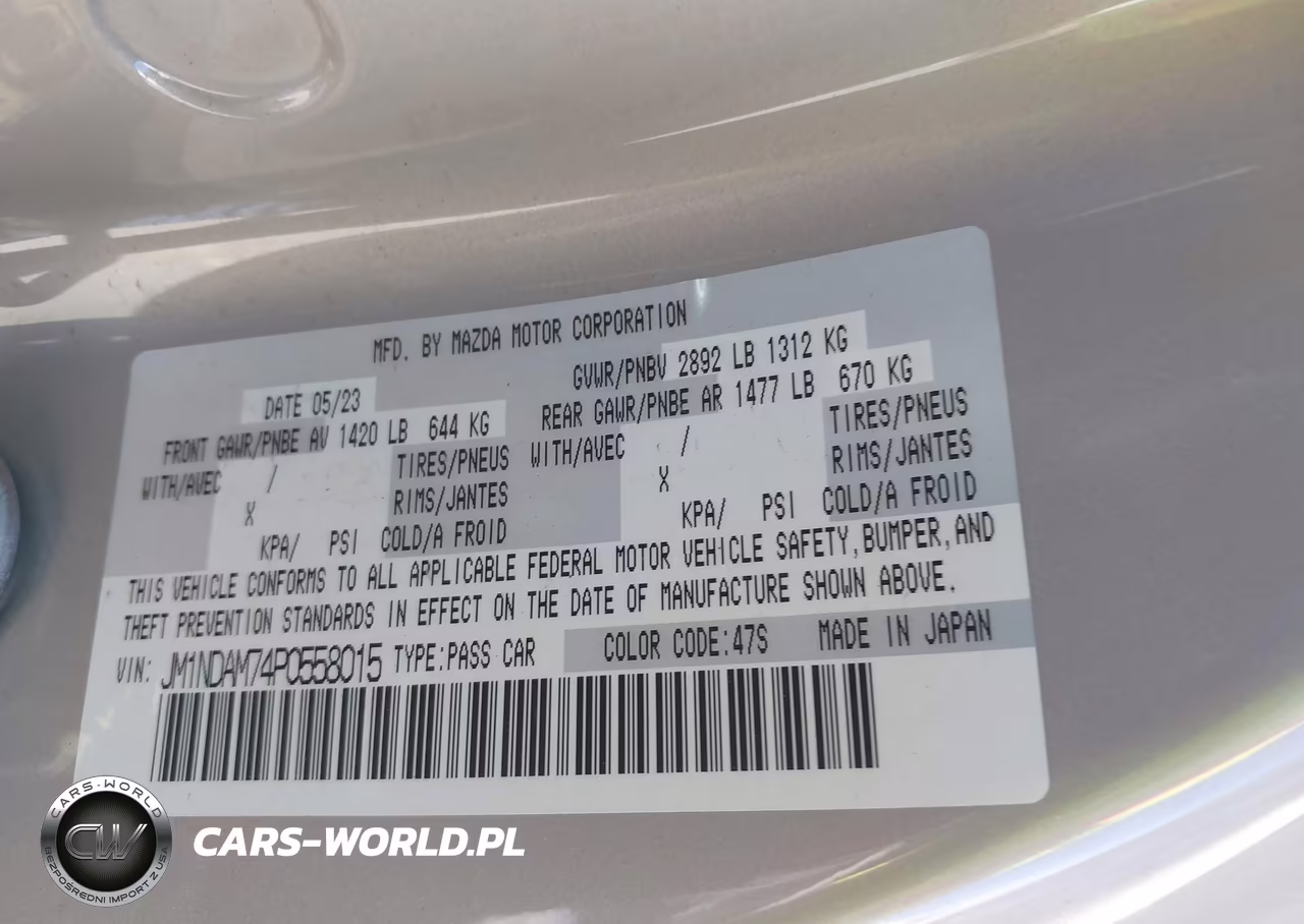 2023 Mazda Mx-5 Miata Rf Grand Touring VIN:JM1NDAM74P0558015 - 9