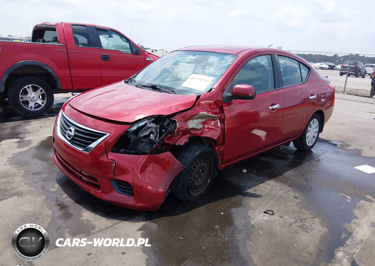 2014 Nissan Versa 1.6 Sv VIN:3N1CN7AP9EL843212 - 2