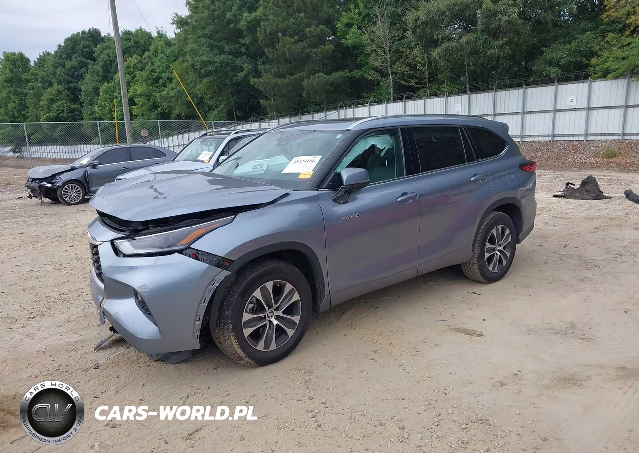 2021 Toyota Highlander Hybrid Xle VIN:5TDGARAHXMS009229 - 2