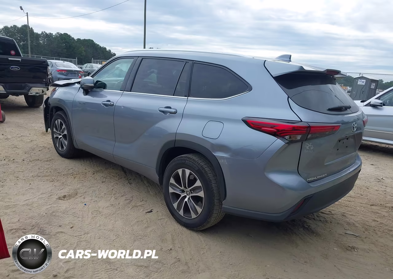 2021 Toyota Highlander Hybrid Xle VIN:5TDGARAHXMS009229 - 3