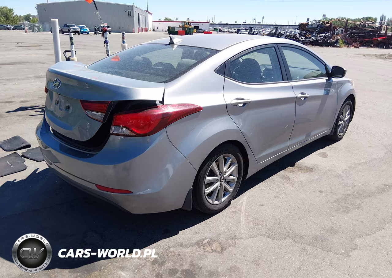 2015 Hyundai Elantra Se VIN:KMHDH4AE1FU301417 - 4