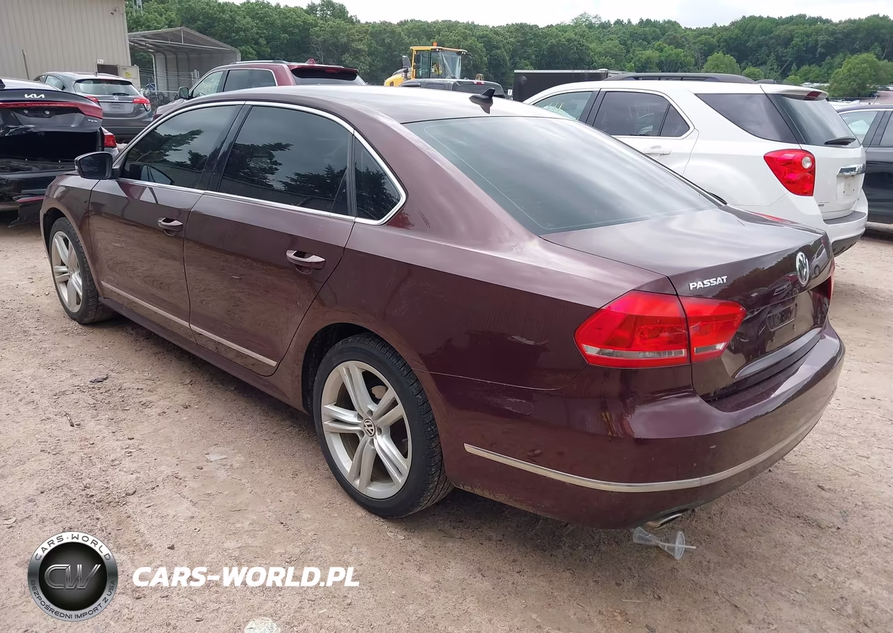 2013 Volkswagen Passat 2.0L Tdi Se VIN:1VWBN7A38DC054305 - 3