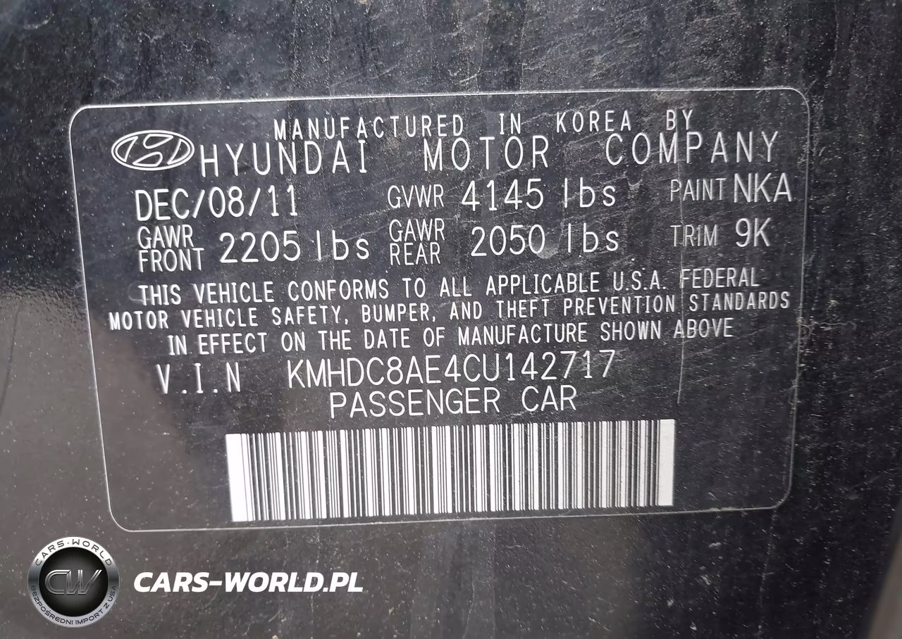 2012 Hyundai Elantra Touring Gls VIN:KMHDC8AE4CU142717 - 9