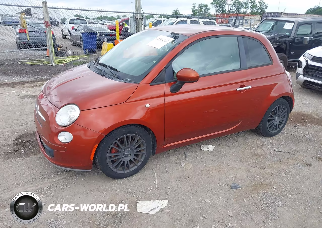 2012 Fiat 500 Pop VIN:3C3CFFAR9CT270285 - 2