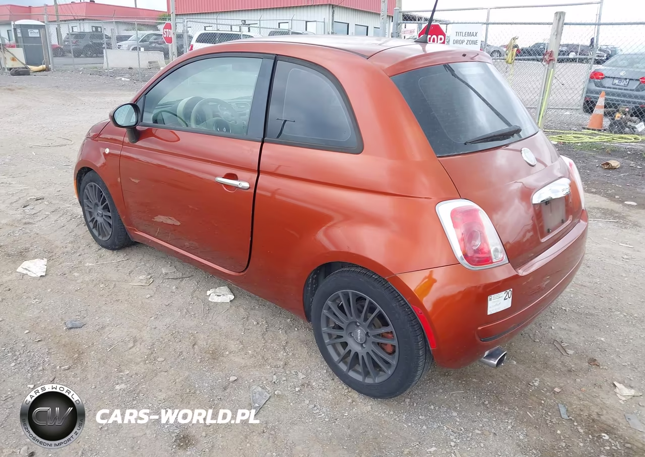 2012 Fiat 500 Pop VIN:3C3CFFAR9CT270285 - 3