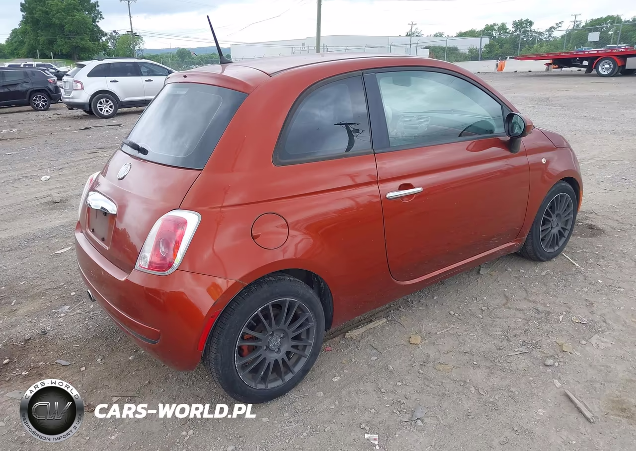 2012 Fiat 500 Pop VIN:3C3CFFAR9CT270285 - 4