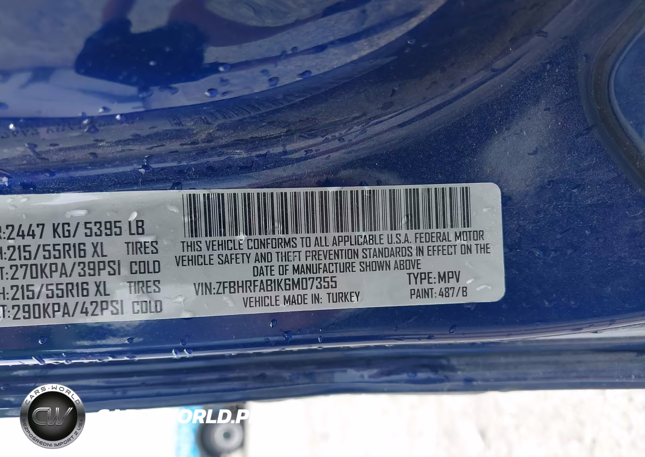 2019 Ram Promaster City Tradesman VIN:ZFBHRFAB1K6M07355 - 9