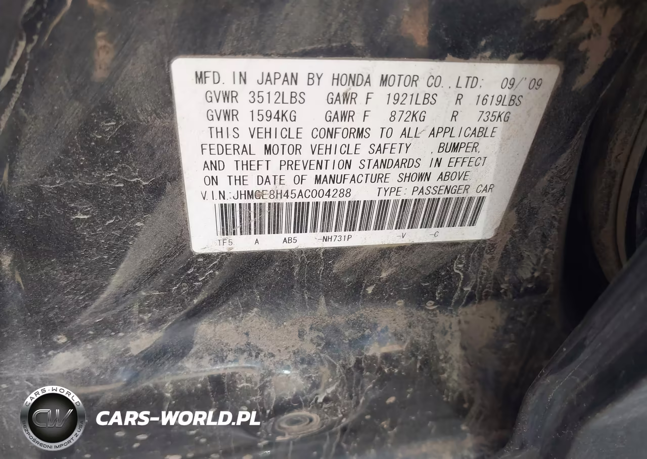 2010 Honda Fit Sport VIN:JHMGE8H45AC004288 - 9