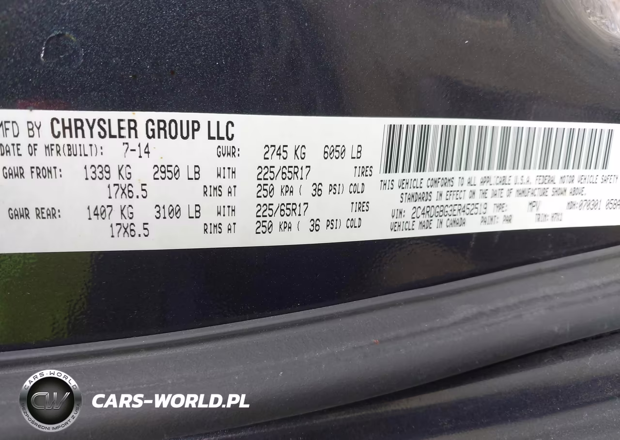 2014 Dodge Grand Caravan Se VIN:2C4RDGBG3ER452519 - 9