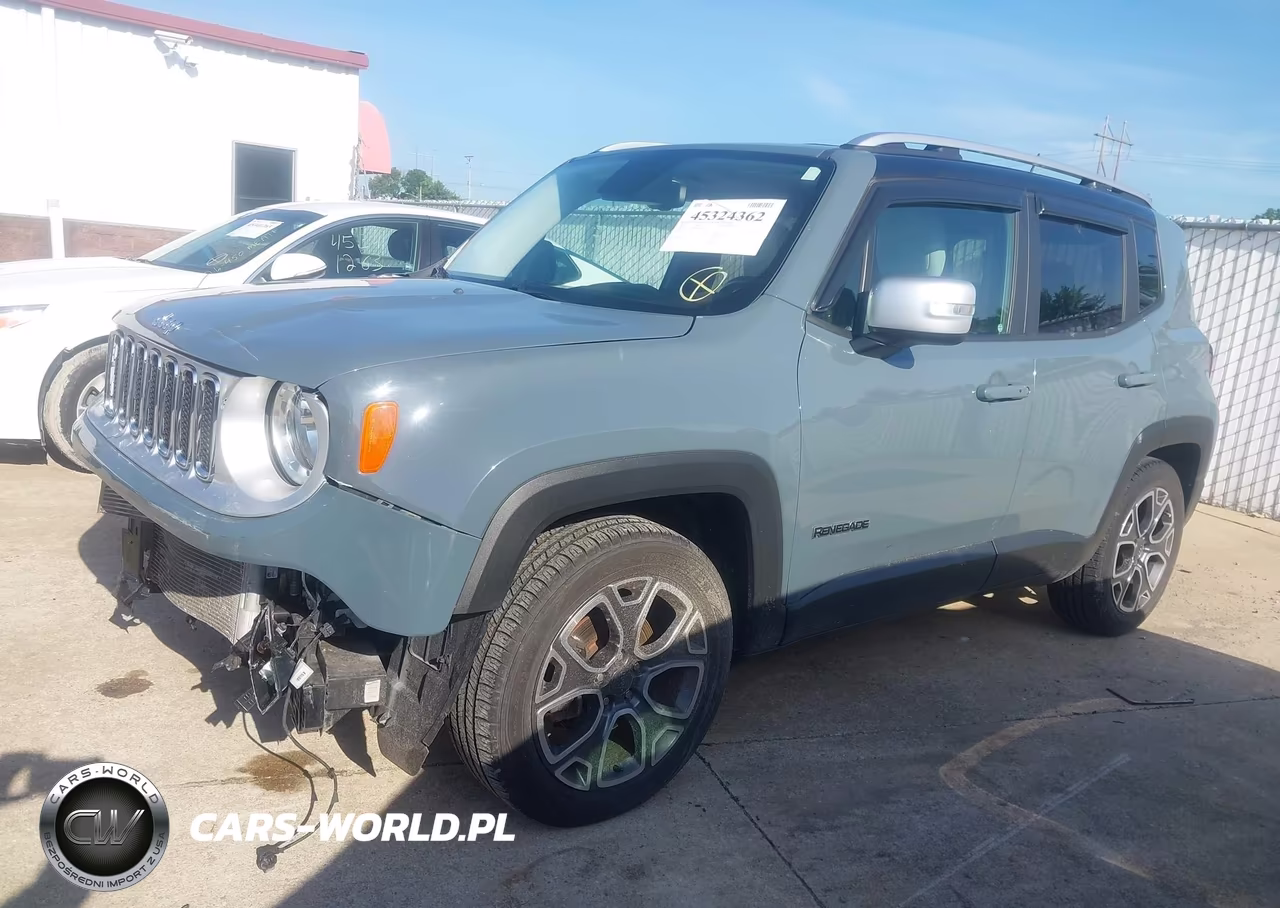 2017 Jeep Renegade Limited Fwd VIN:ZACCJADBXHPG29458 - 2