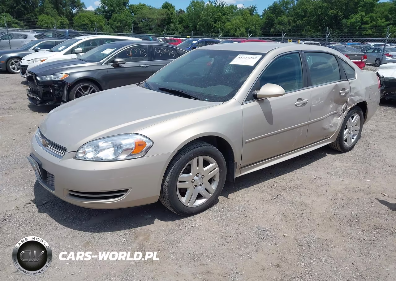 2012 Chevrolet Impala Lt VIN:2G1WG5E37C1249709 - 2