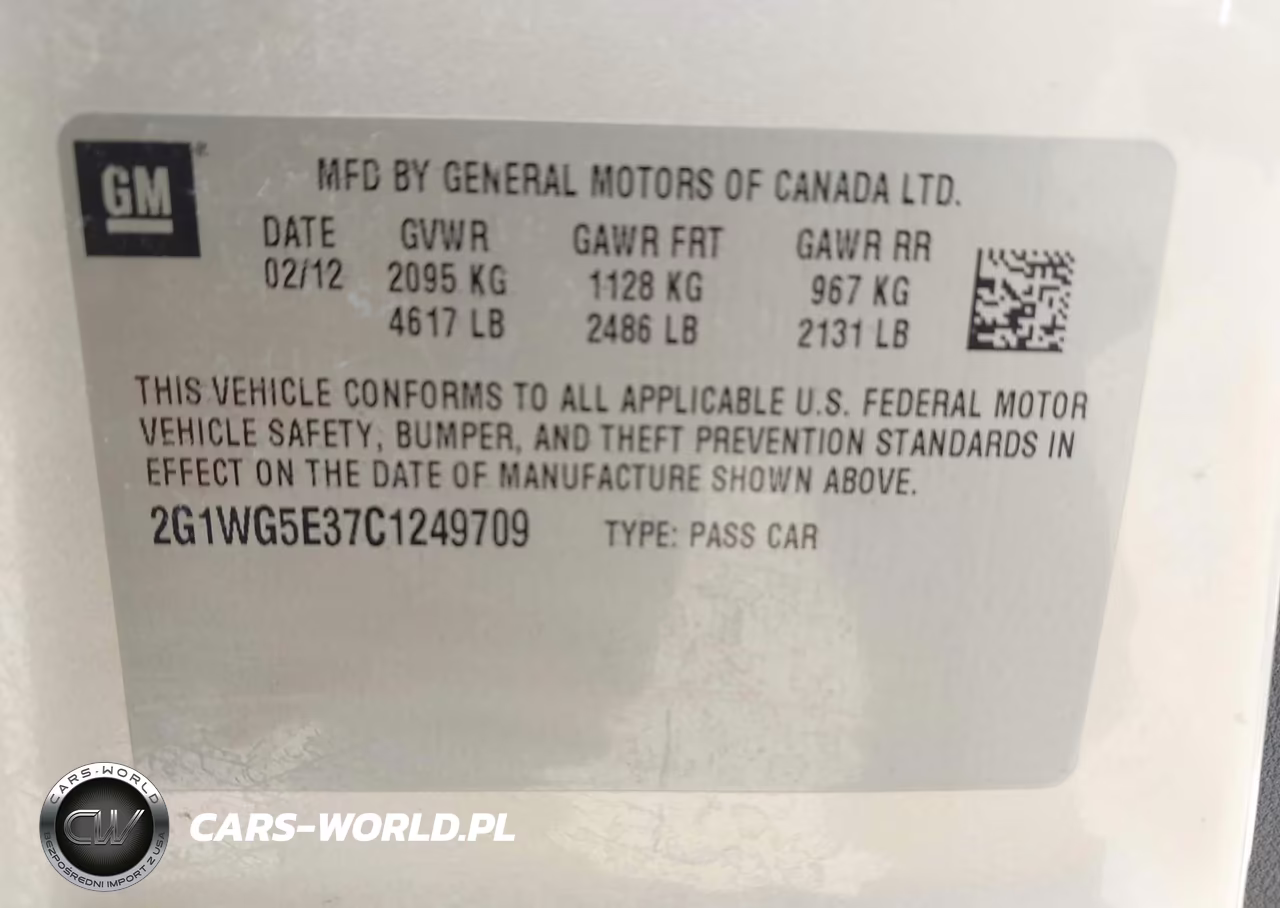 2012 Chevrolet Impala Lt VIN:2G1WG5E37C1249709 - 9