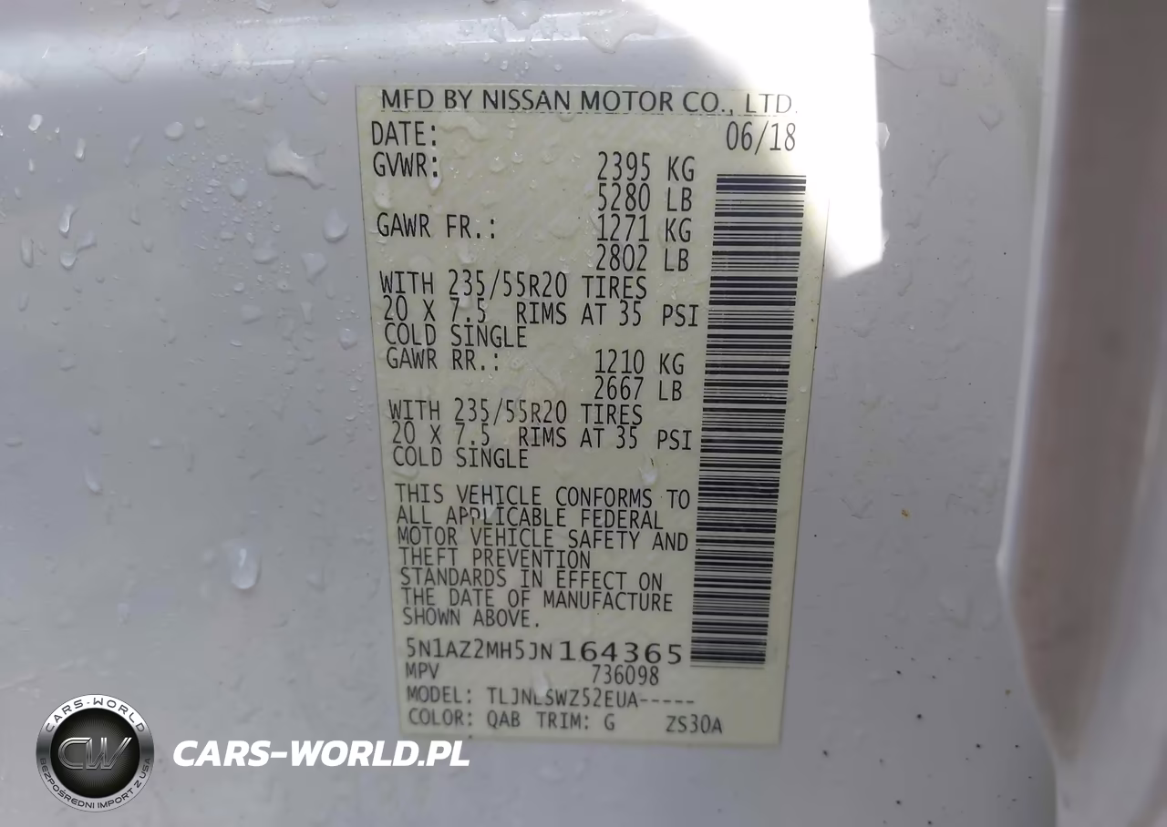 2018 Nissan Murano Platinum VIN:5N1AZ2MH5JN164365 - 9