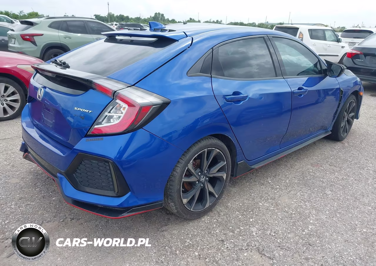 2017 Honda Civic Sport VIN:SHHFK7H46HU222218 - 4