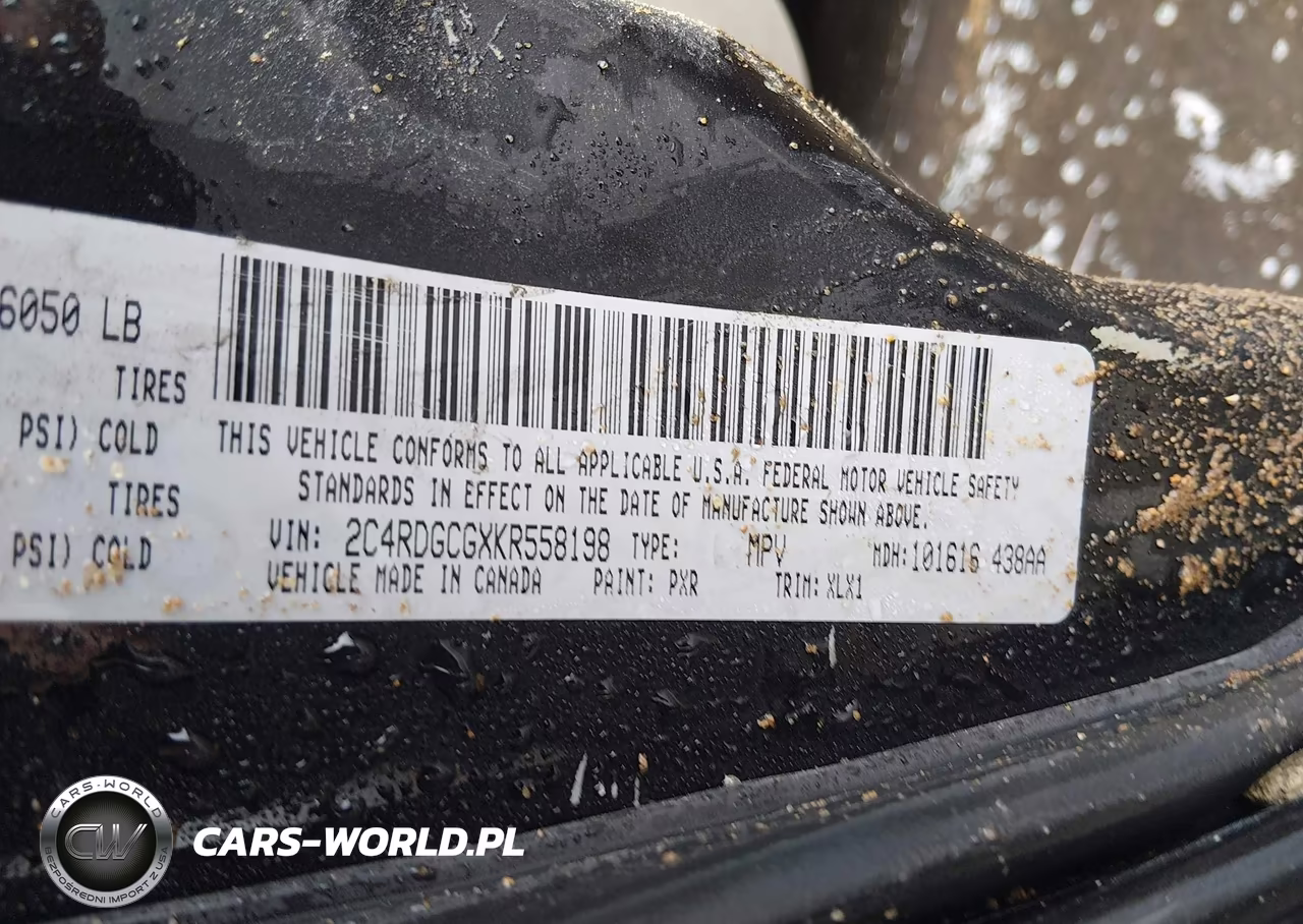 2019 Dodge Grand Caravan Sxt VIN:2C4RDGCGXKR558198 - 9