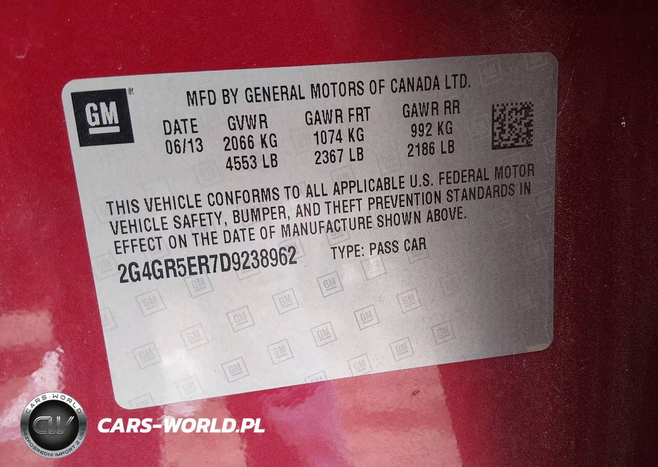 2013 Buick Regal VIN:2G4GR5ER7D9238962 - 9