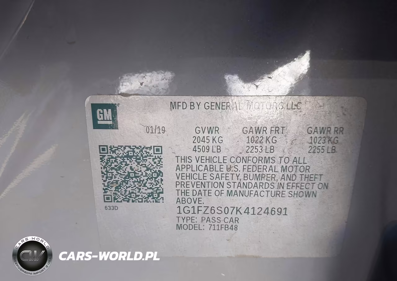 2019 Chevrolet Bolt Ev Premier VIN:1G1FZ6S07K4124691 - 9