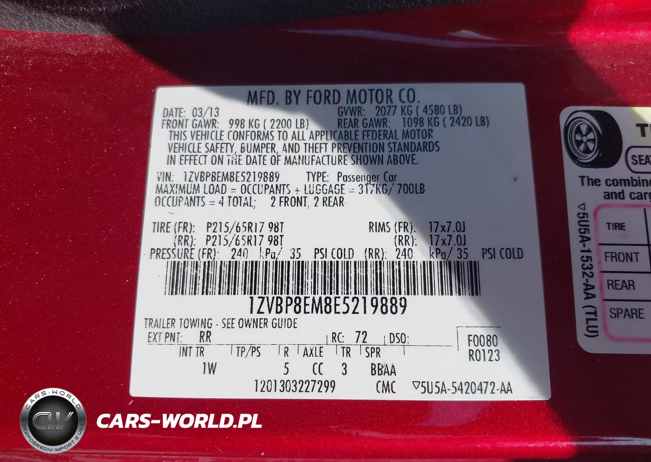 2014 Ford Mustang V6 VIN:1ZVBP8EM8E5219889 - 9