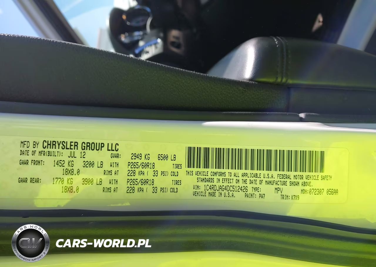 2013 Dodge Durango Sxt VIN:1C4RDJAG4DC512426 - 9