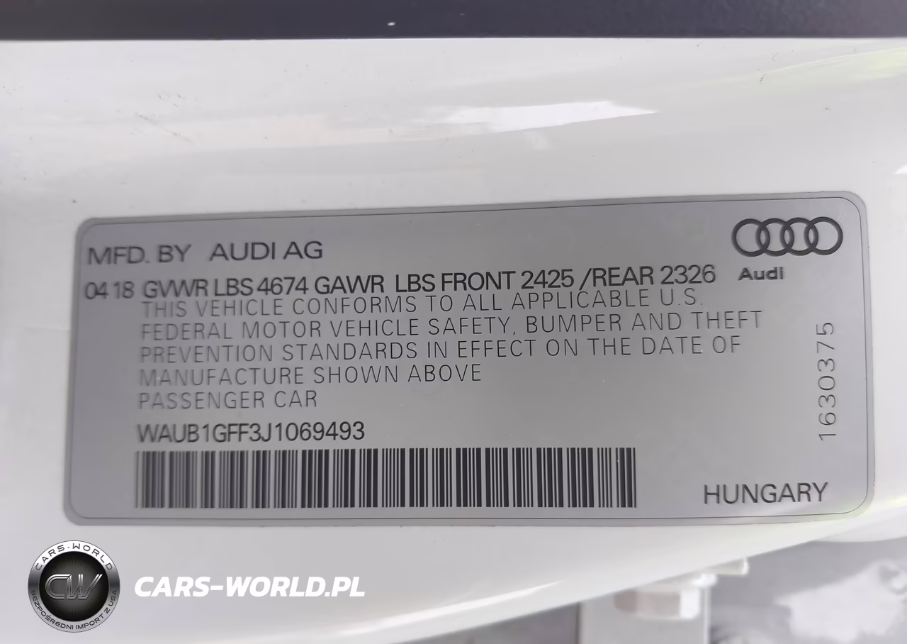 2018 Audi S3 2.0T Premium Plus-2.0T Tech Premium Plus VIN:WAUB1GFF3J1069493 - 9