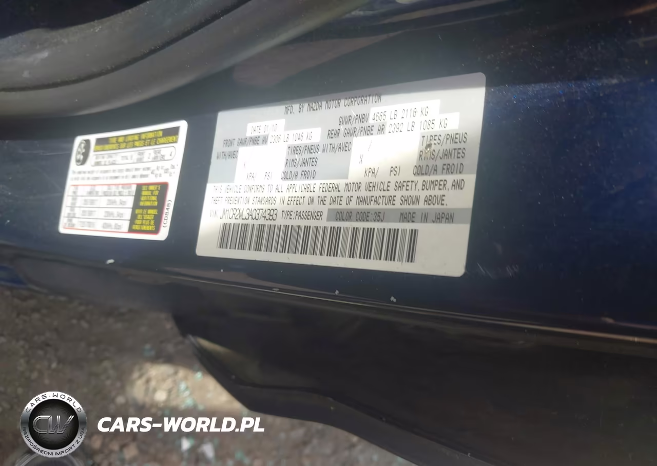 2010 Mazda Mazda5 Sport VIN:JM1CR2WL3A0374393 - 9