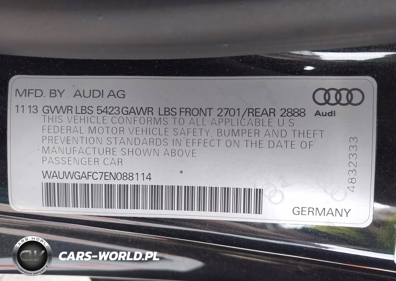 2014 Audi A7 3.0T Premium Plus VIN:WAUWGAFC7EN088114 - 9