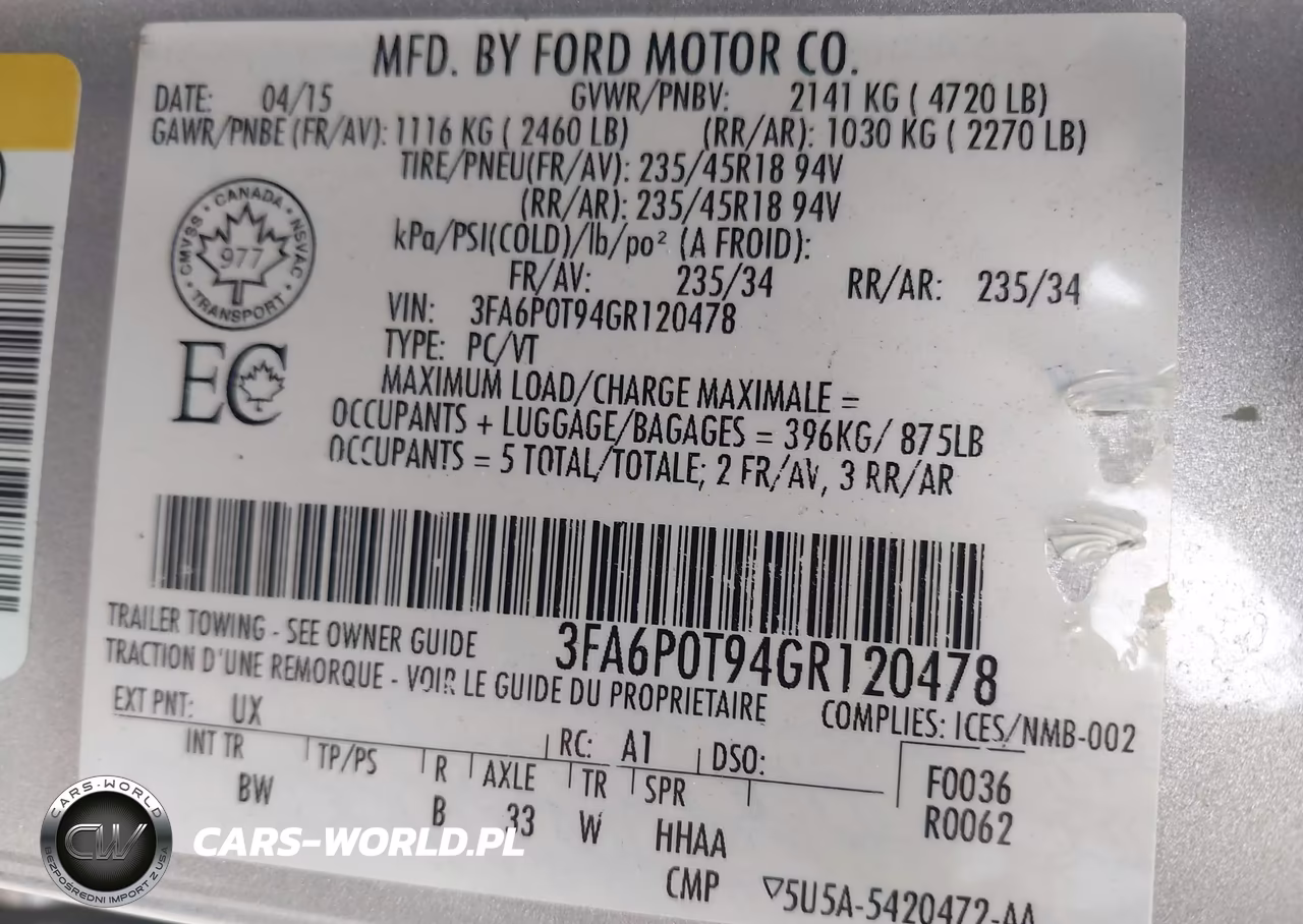 2016 Ford Fusion Se VIN:3FA6P0T94GR120478 - 9