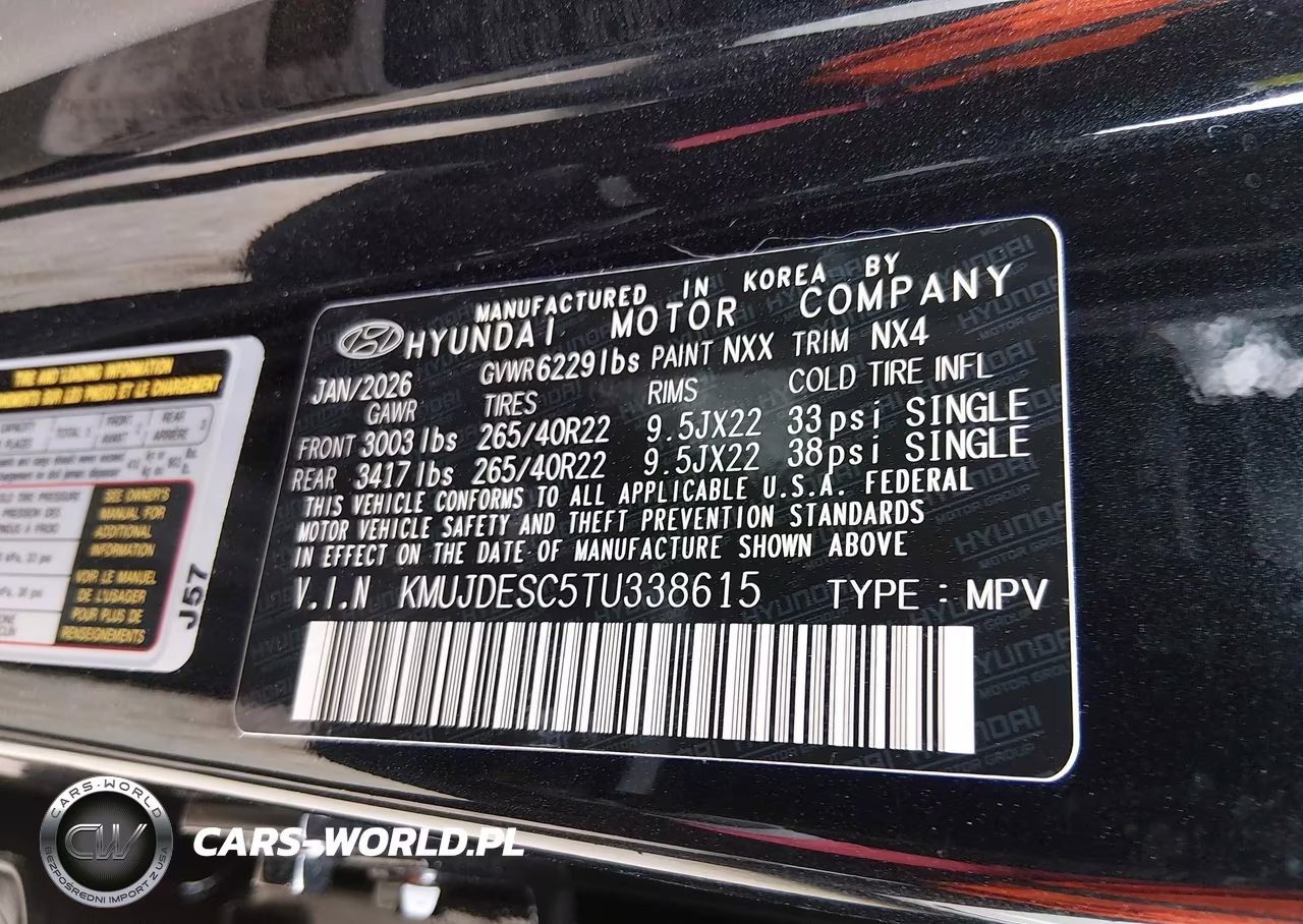 2026 Genesis Gv80 Coupe 3.5T E-Sc Prestige Black Awd VIN:KMUJDESC5TU338615 - 9