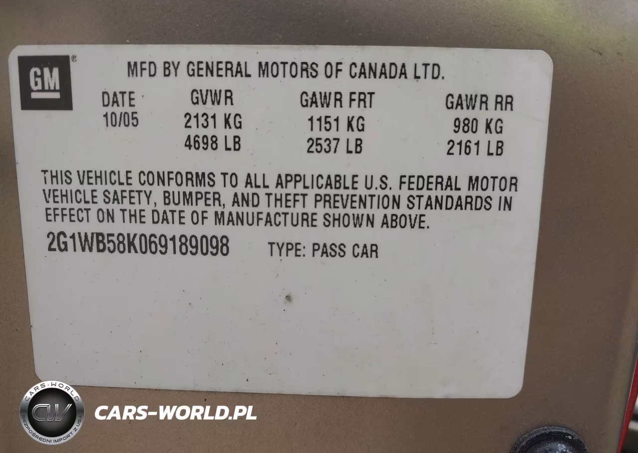 2006 Chevrolet Impala Ls VIN:2G1WB58K069189098 - 9