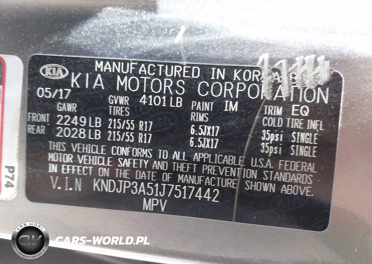 2018 Kia Soul + VIN:KNDJP3A51J7517442 - 9